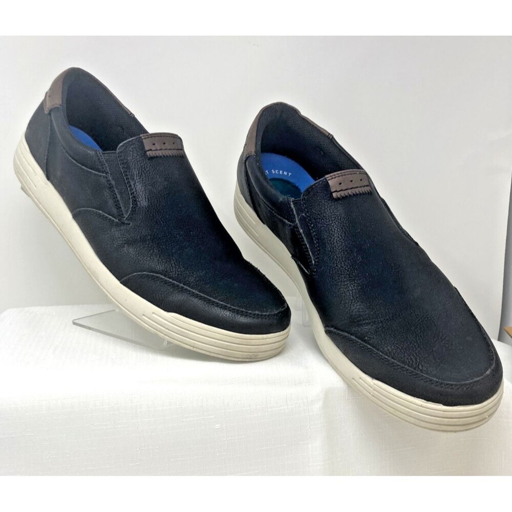 Nunn Bush Men's Slip On Casual Shoes 84820-001 Size 10.5 Wide Black Brown